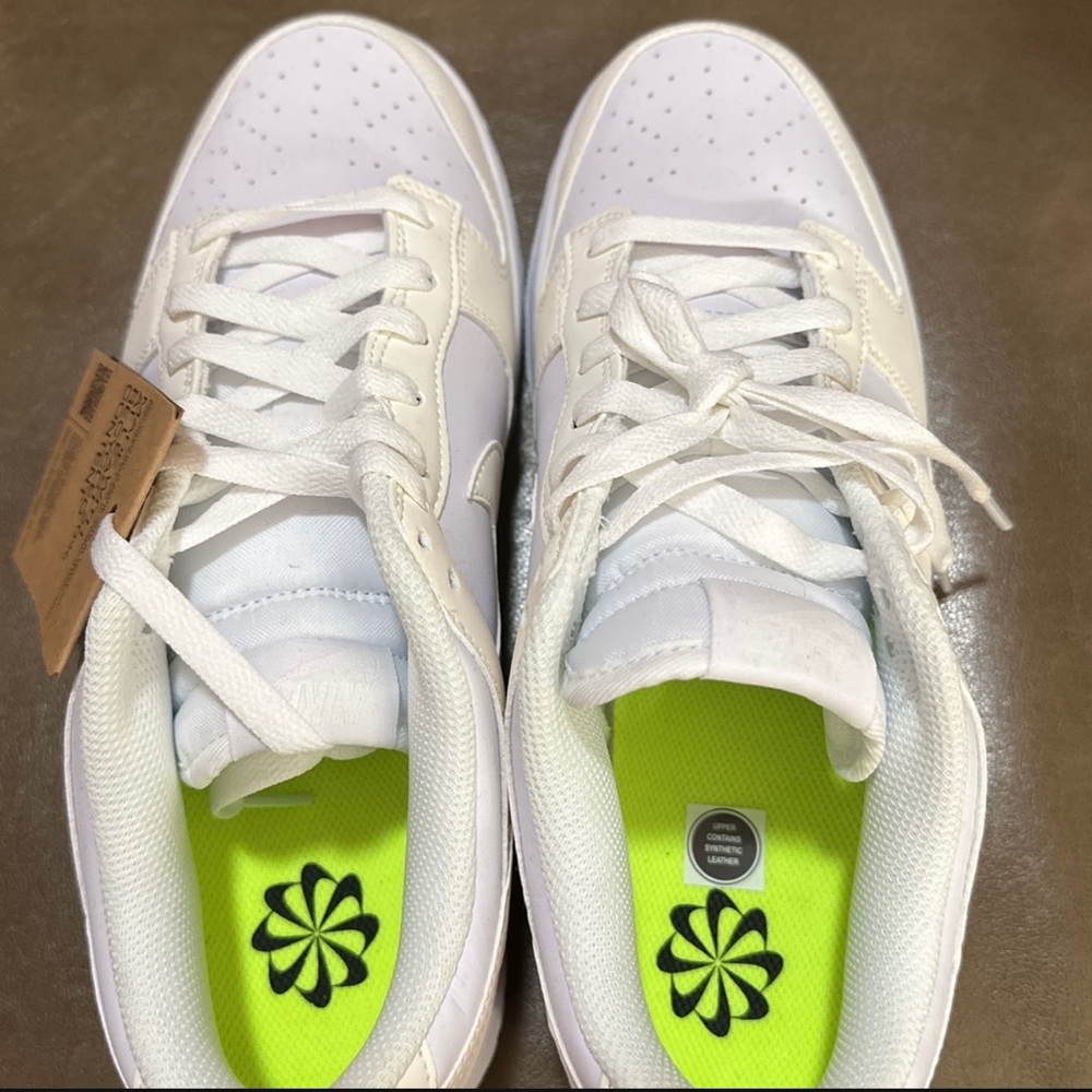 Nike Dunk Low Next Nature Cream Shoes.